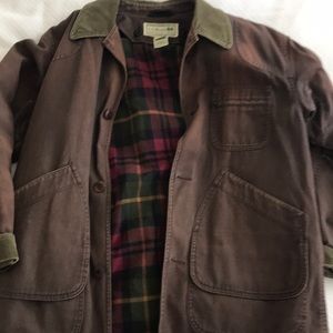 Vintage LL Bean Barn Field Coat. Flannel Lined. M